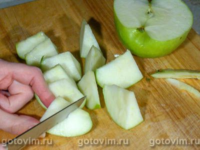 Почки с яблоками в сидре Почки с яблоками в сидре