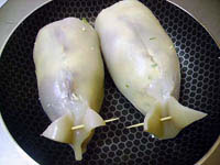 Фаршированные кальмары (Поросята)