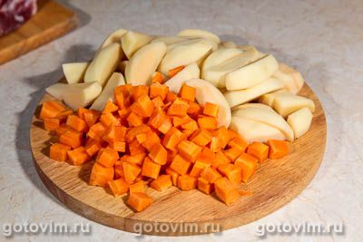 Ребрышки с овощами в горшочках Ребрышки с овощами в горшочках