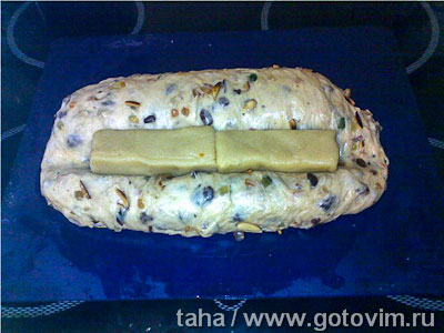 Рождественский штоллен с марципаном (Christstollen) Рождественский штоллен с марципаном (Christstollen)