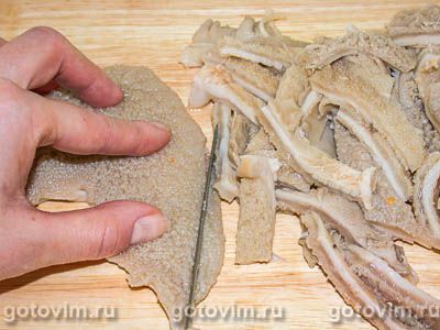 Жареный рубец с овощами Жареный рубец с овощами