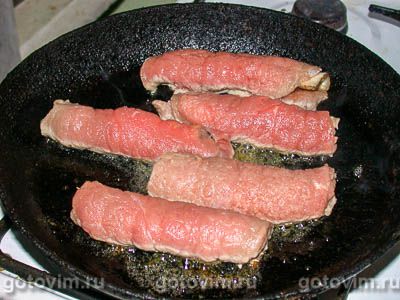 Мясные рулетики с черносливом Мясные рулетики с черносливом
