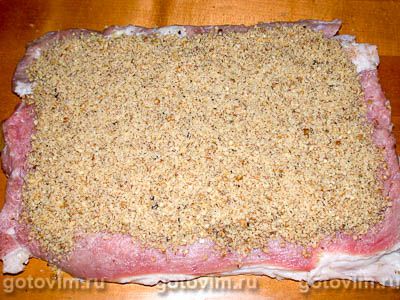 Рулет мясной с орехами Рулет мясной с орехами