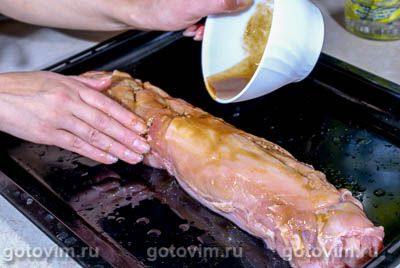 Рулет из кролика с грибами и печенью Рулет из кролика с грибами и печенью