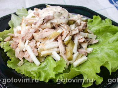 Салат из цыпленка с сельдереем