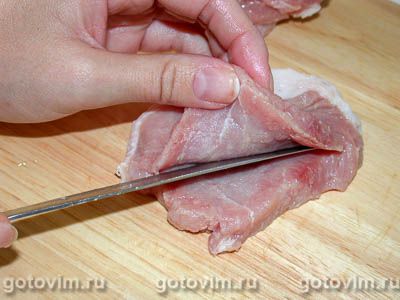Шницель с грибами Шницель с грибами