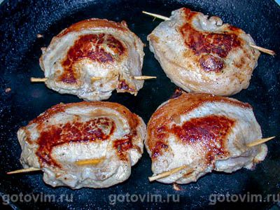 Шницель с грибами Шницель с грибами