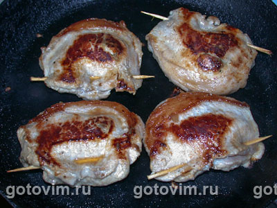 Шницель с грибами Шницель с грибами