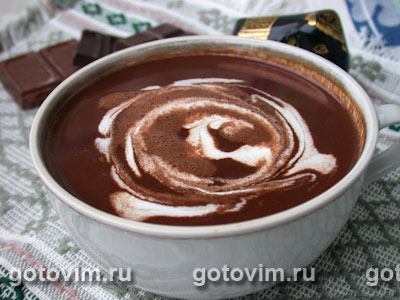 Горячий шоколад. Фото-рецепт