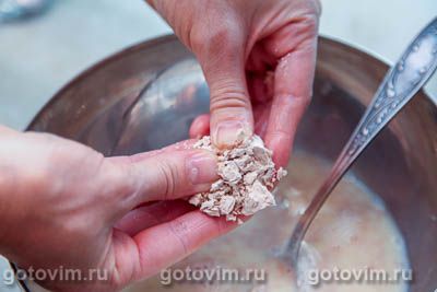 Открытый пирог с персиками Открытый пирог с персиками