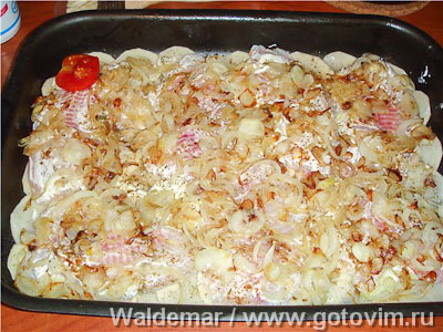 Слойка с рыбой Слойка с рыбой