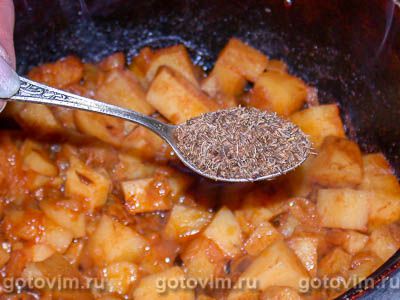 Рагу с картофелем и сосисками Рагу с картофелем и сосисками