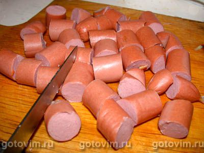 Рагу с картофелем и сосисками Рагу с картофелем и сосисками