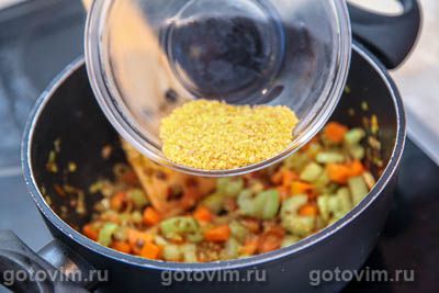 Овощной суп с булгуром Овощной суп с булгуром