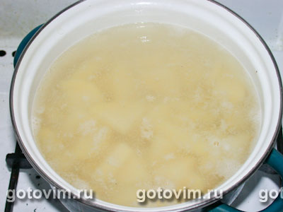 Картофельный суп пюре с шампиньонами