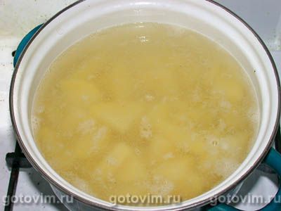 Картофельный суп пюре с шампиньонами