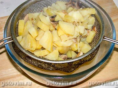 Картофельный суп пюре с шампиньонами