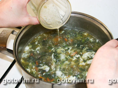 Овощной суп с крапивой
