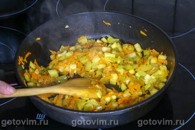 Сырный суп с кабачками