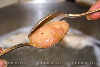 Картофельный суп пюре с сельдереем и куриными клецками