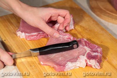 Свинина с моцареллой Свинина с моцареллой