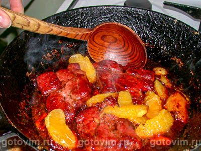 Мясо с апельсинами Мясо с апельсинами