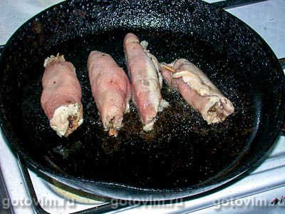 Рулетики с грибами и рисом Рулетики с грибами и рисом