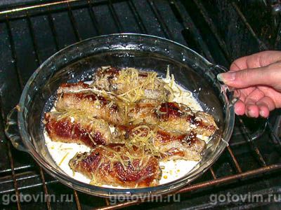 Рулетики с грибами и рисом Рулетики с грибами и рисом