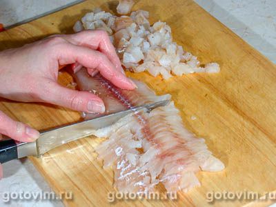 Террин из красной и
белой рыбы