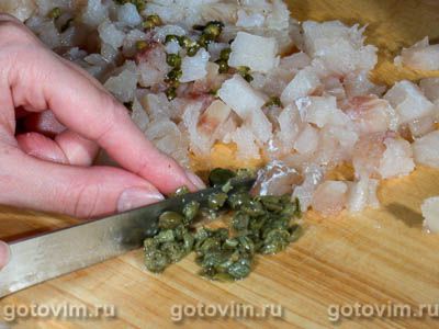 Террин из красной и
белой рыбы