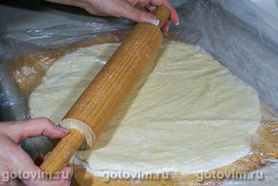 Творожный пирог с черешней Творожный пирог с черешней