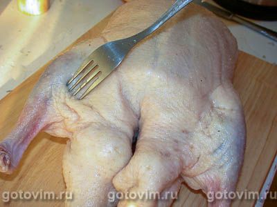 Утка жареная с вишнями Утка жареная с вишнями