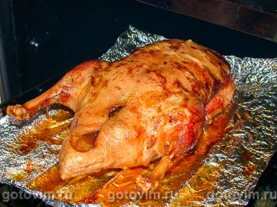 Утка жареная с вишнями Утка жареная с вишнями