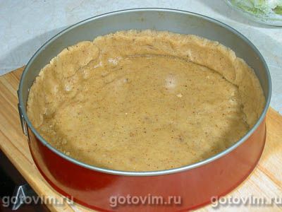 Яблочный пирог из орехового теста Яблочный пирог из орехового теста
