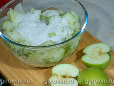 Яблочный пирог из орехового теста Яблочный пирог из орехового теста