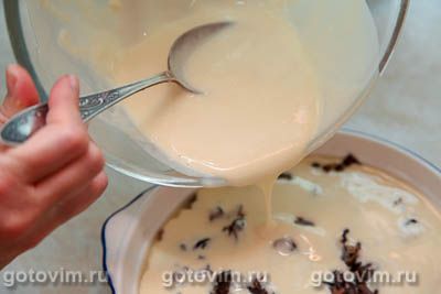Заливной пирог с грибами Заливной пирог с грибами