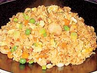 Хурма с рисом