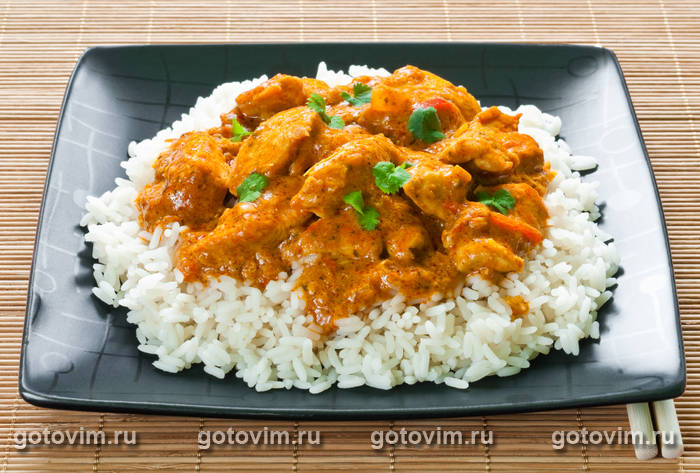 Курица в соусе карри Курица в соусе карри