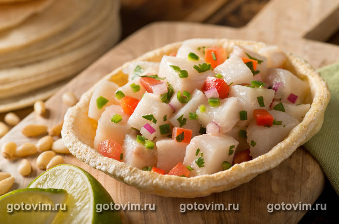     (Scallop Seviche)