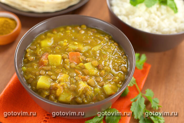 Карри из чечевицы Карри из чечевицы