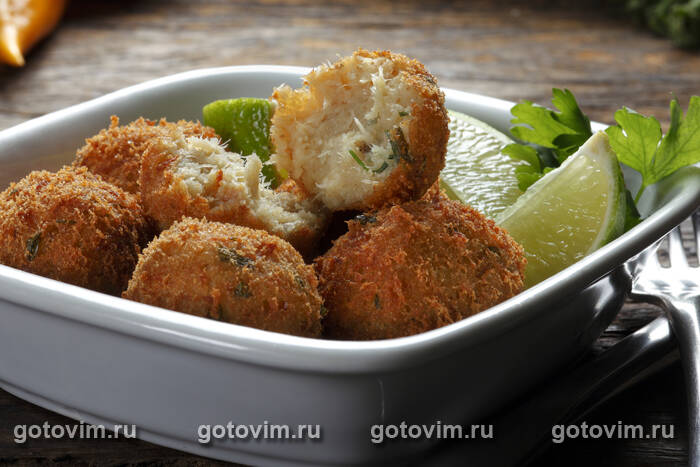 Рыбные шарики с сыром Рыбные шарики с сыром