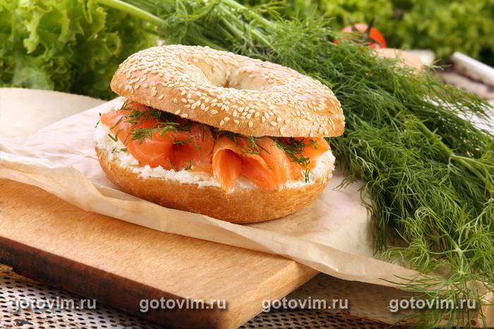 Бейглы с форелью Бейглы с форелью