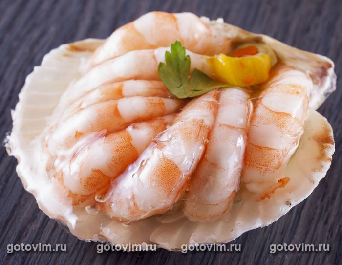 Заливное из шеек креветок Заливное из шеек креветок