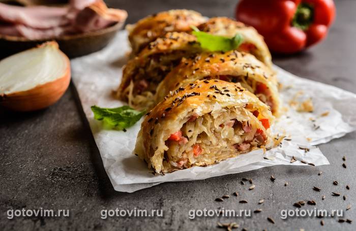 Капустный штрудель (Krautstrudel) Капустный штрудель (Krautstrudel)
