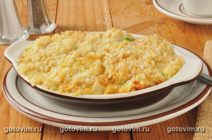 Рисовая запеканка с курицей Рисовая запеканка с курицей