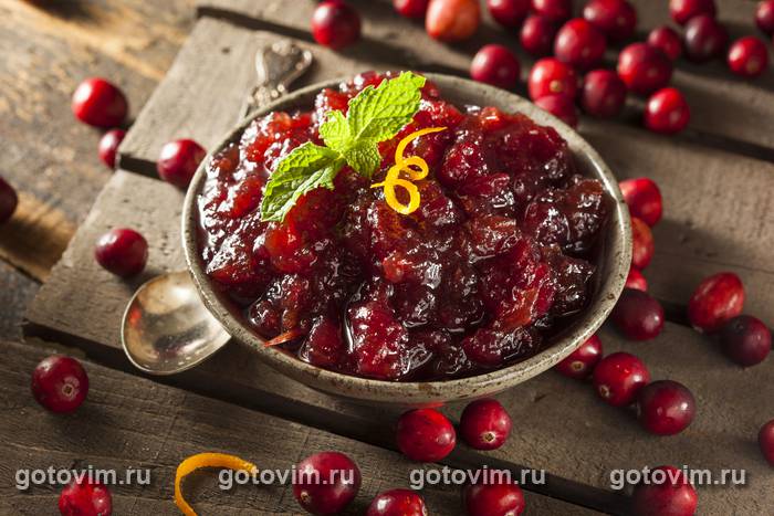 Клюквенно-апельсиновый соус Клюквенно-апельсиновый соус