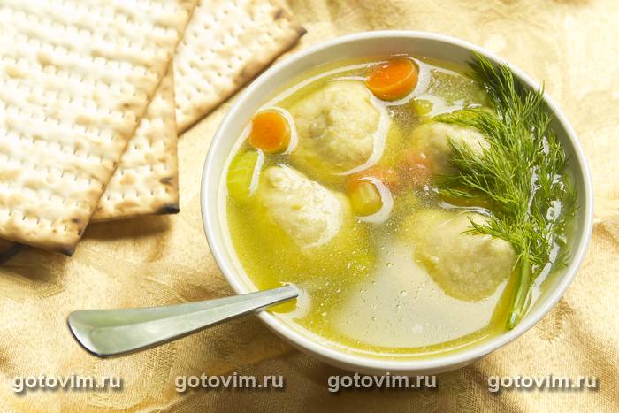 Суп с мацой Суп с мацой