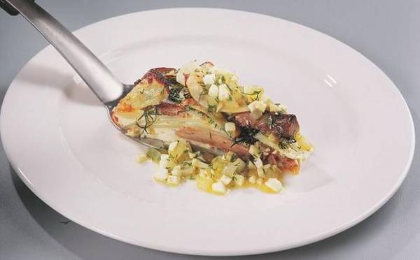 Норвежская сельдь, запеченная с картофелем Норвежская сельдь, запеченная с картофелем