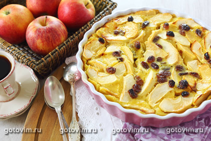 Яблочный клафути Яблочный клафути