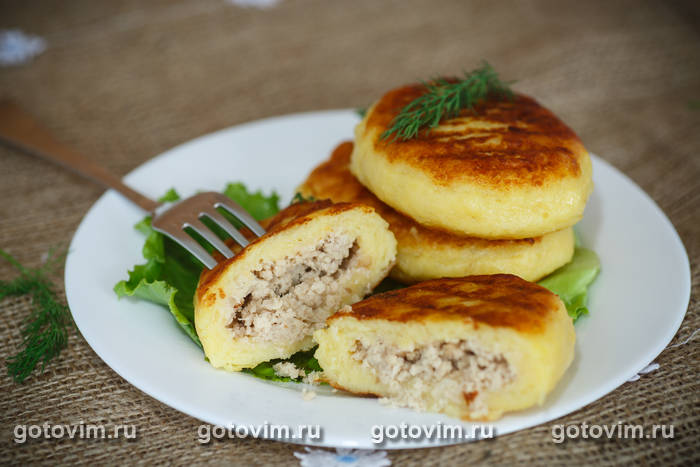 Зразы картофельные с мясом Зразы картофельные с мясом